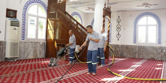 Ramazan Öncesi Akdeniz’deki Camilerde Temizlik