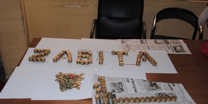 Dilencinin Üzerinden 880 Lira Çıktı