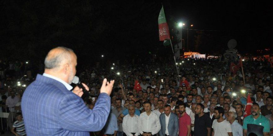 Şevki Yılmaz, Demokrasi Nöbetlerine Destek İçin Siirt’e Geldi