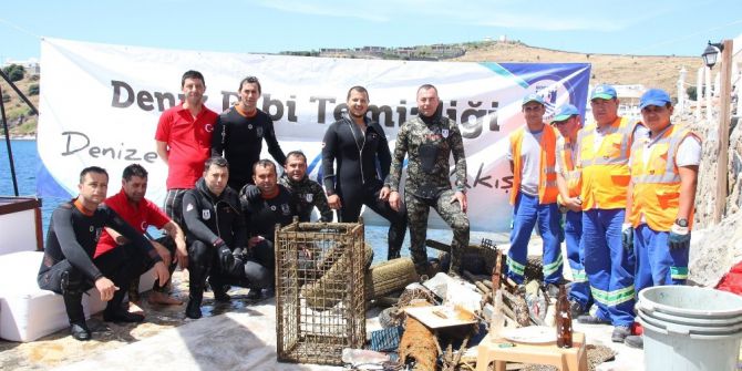 Deniz Dibi Temizliği Bardakçı’da Devam Etti