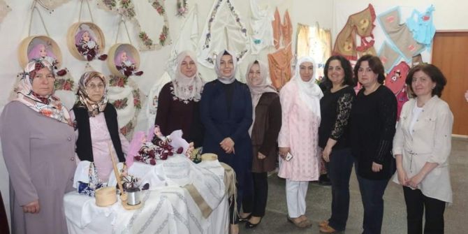 İnönü’de 790 Kursiyerin El Emekleri Beğeniye Sunuldu