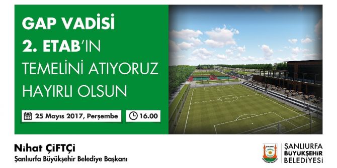 Yenice Kent Park Ve Gap Vadisi İkinci Etabın Temeli Atılıyor