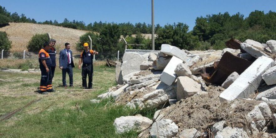 Afet Eğitim Sahası Yapımı Sürüyor