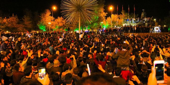 Erzurum’da Yer Ve Gök Mavi Beyaz