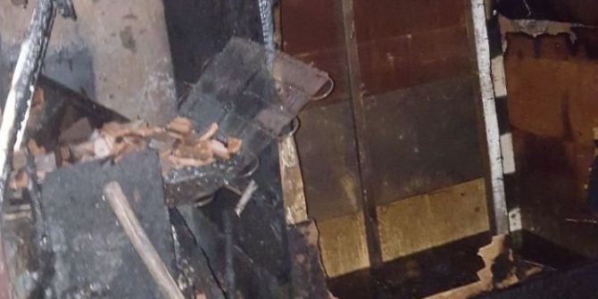 Tandıır Yangını Korkuttu