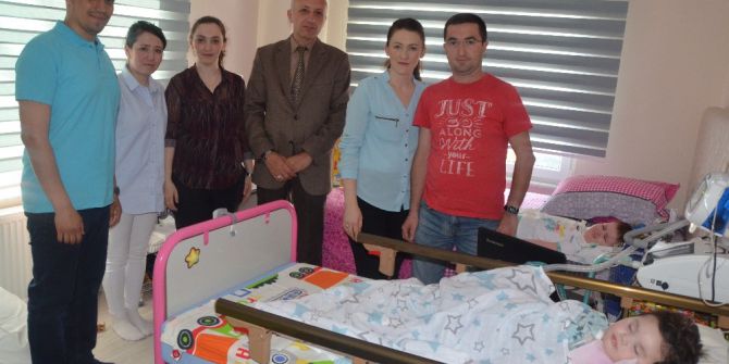 Minik Sma Hastalarını Dr. Ali Mumcu Ziyaret Etti