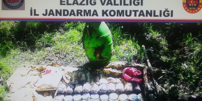 Elazığ’da Pkk’ya Ait Depo Ele Geçirildi