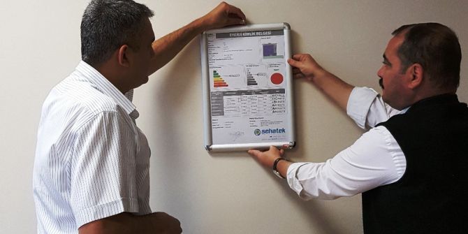 İzmit Belediyesi, Enerji Kimlik Belgesi Aldı