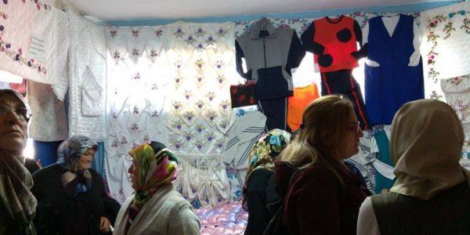 Derebucak’ta Kursiyerler El Emeği Göz Nurlarını Sergiledi