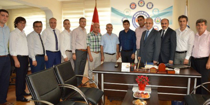 Vali Güvençer’den Memur-sen’e Ziyaret
