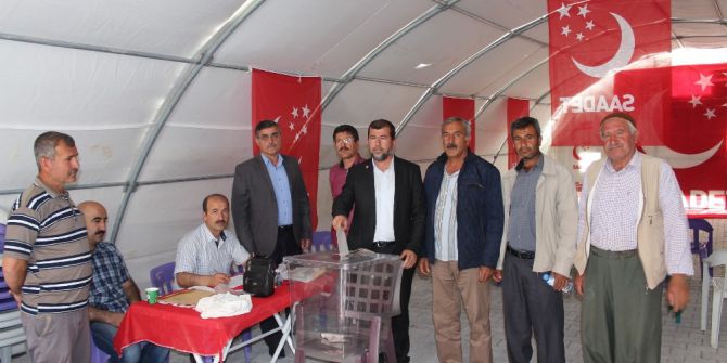 Samsat’ta Saadet Partisi İlçe Olağan Kongresi Yapıldı