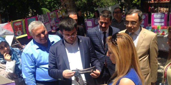 Halk Eğitim Yıl Sonu Sergisi Açıldı