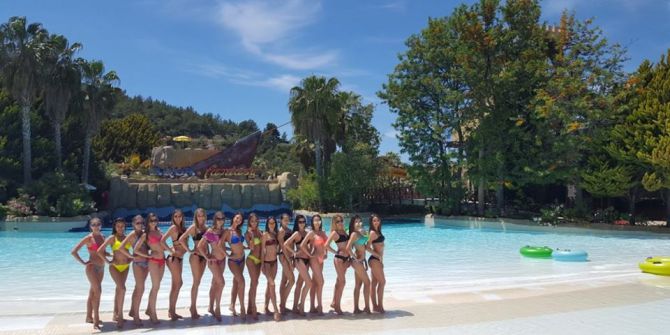 Miss Apollon Güzelleri Su Parkında Stres Attı