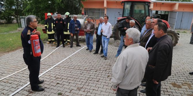 Muhtarlara Yangın Eğitimi