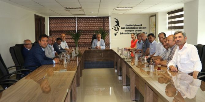 Genel Müdür Coşkun Muhtarları Ağırladı
