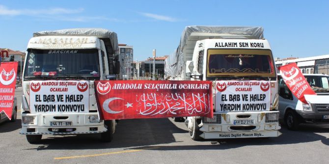Malatya’dan El Bab Ve Halep’e Destek