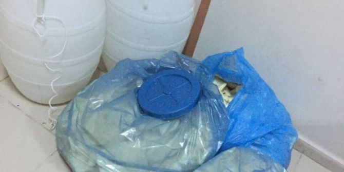 Peynir Bidonlarından Uyuşturucu Çıktı