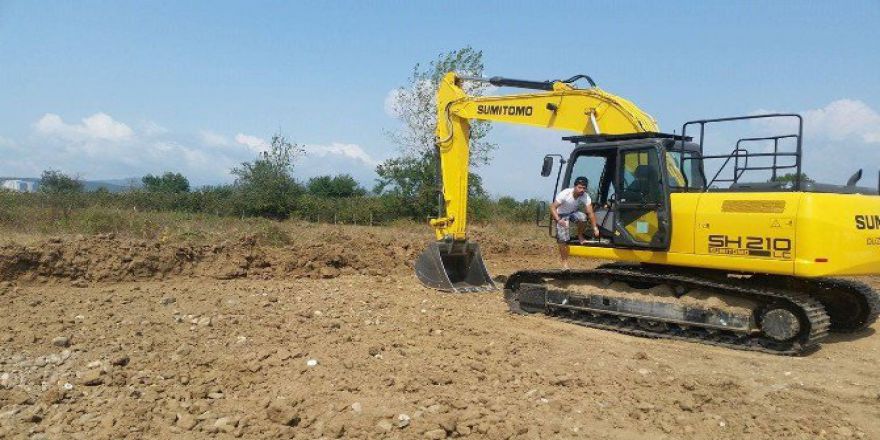 Çamköy Yol Açma Çalışmasına Başlandı