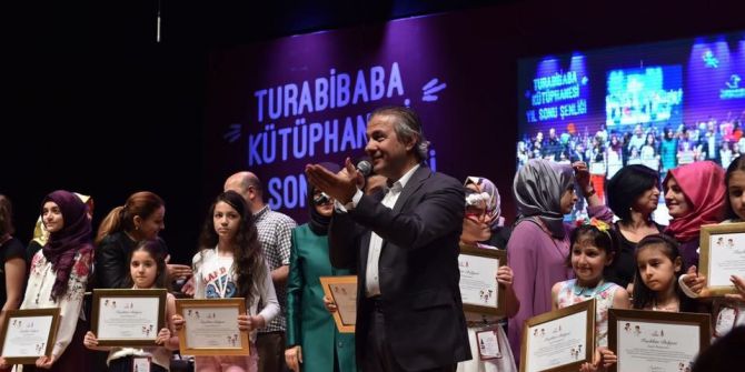 Turabibaba Kütüphanesi Yıl Sonu Etkinliğinde Çocuklar Doyasıya Eğlendi