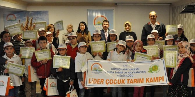 Gümüşhane’de Lider Çocuk Tarım Kampı Sona Erdi