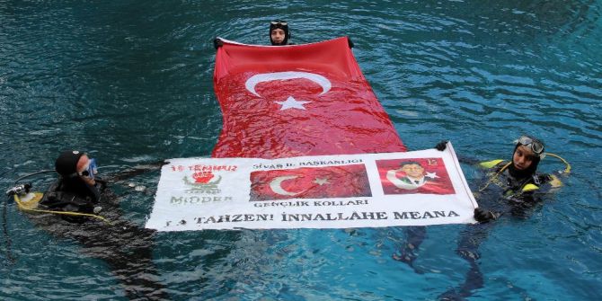 15 Temmuz Şehitleri Anısına Gökpınar Gölü’ne Tüplü Dalış