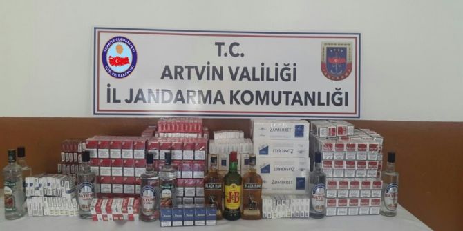 Artvin’de Eş Zamanlı Kaçakçılık Operasyonu