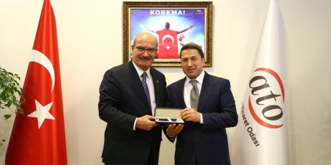 Siirt Heyeti Ato Başkanı Gürsel Baran’ı Ziyaret Etti