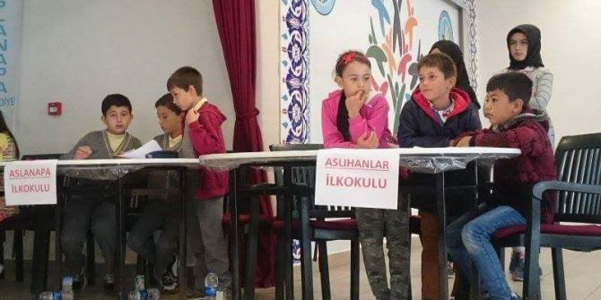Aslanapa’da 11 Okulun Katıldığı Bilgi Yarışması