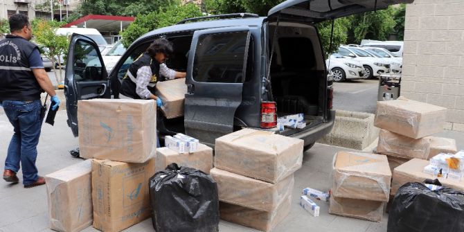 Kahramanmaraş’ta Kaçak Sigara Operasyonu