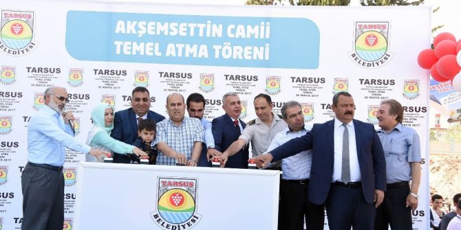 Tarsus’ta Akşemsettin Camii’nin Temeli Dualarla Atıldı