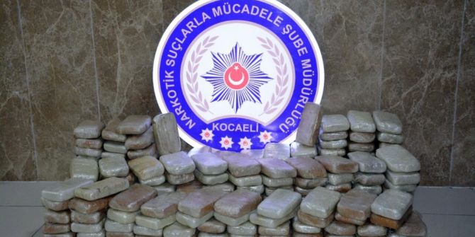 Kocaeli’de Yolcu Otobüsünde 110 Kilogram Eroin Yakalandı