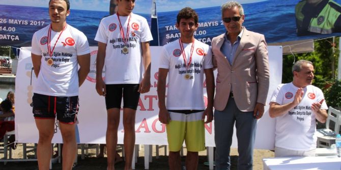 Şehit Polis Feti Sekin Yüzme Maratonu Datça’da Yapıldı