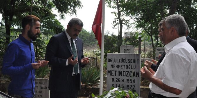 Başkan Alıcık Ülkücü Şehitleri Kabirleri Başında Andı