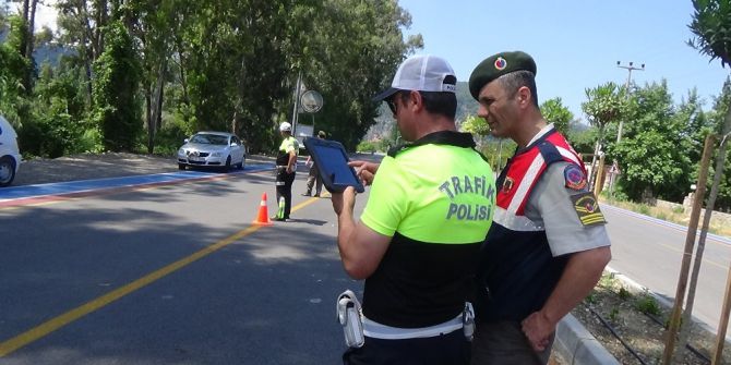 Ortaca’da Polis Ve Jandarmadan Ortak Uygulama