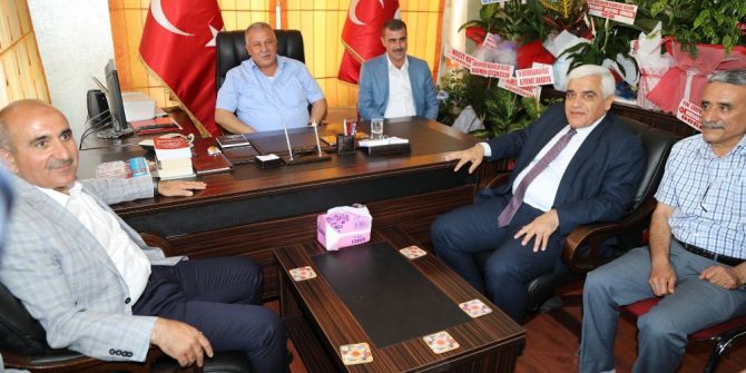 Mhp İl Başkanı Mısırlıgil’e Ak Partililerden Ziyaret