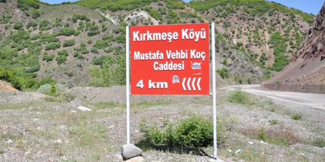 Tunceli’de Bir Köyde, Merhum İş Adamı Koç’un İsmi Caddeye Verildi