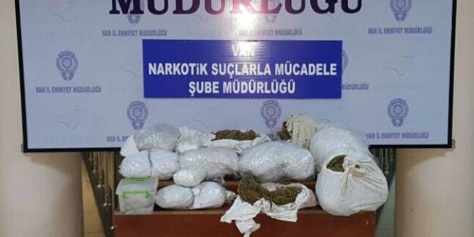 Van’da 35 Kilo Uyuşturucu Ele Geçirildi