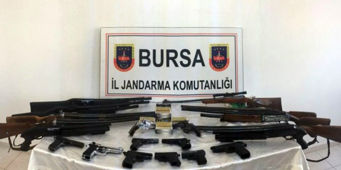 Jandarmadan Silah Kaçakçılarına Operasyon