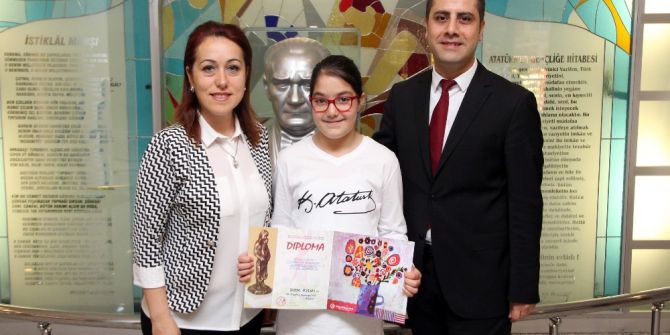 Özel Sanko İlkokulu Öğrencisinin Resim Başarısı