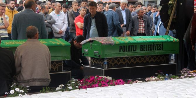 Polatlı’daki Trafik Kazasında Hayatını Kaybeden 4 Kişi Gözyaşları İle Son Yolculuğuna Uğurlandı