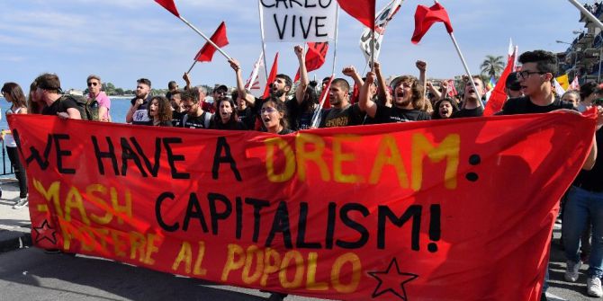 G7 Zirvesi Protestosuna Polis Müdahalesi