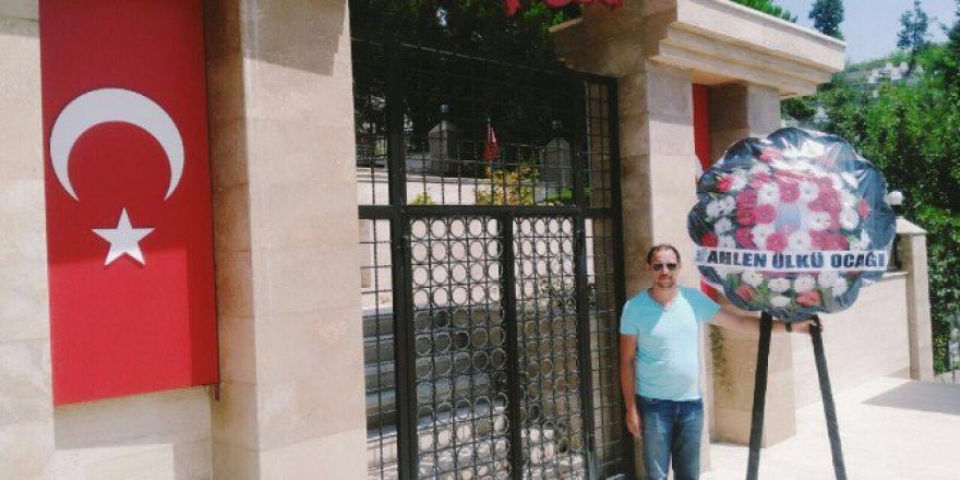 Ahlen Ülkü Ocakları Başkanı Çakar’dan Şehitliğe Ziyaret