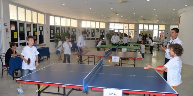 Kültür Merkezinden Masa Tenisi Turnuvası