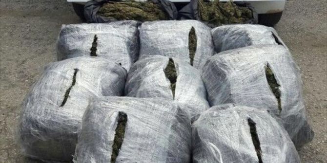 Batman’da 96 Kilogram Esrar Ele Geçirildi