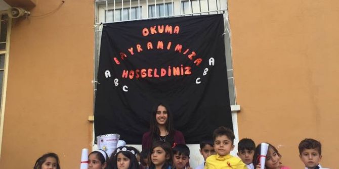 Minik Öğrencilerin Okuma Bayramına Yoğun İlgi