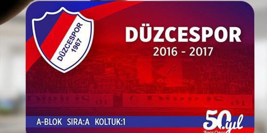 Düzcespor Kombine Kartları Satışa Çıkıyor