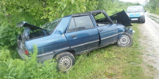 Sinop’ta Trafik Kazası: 1 Yaralı