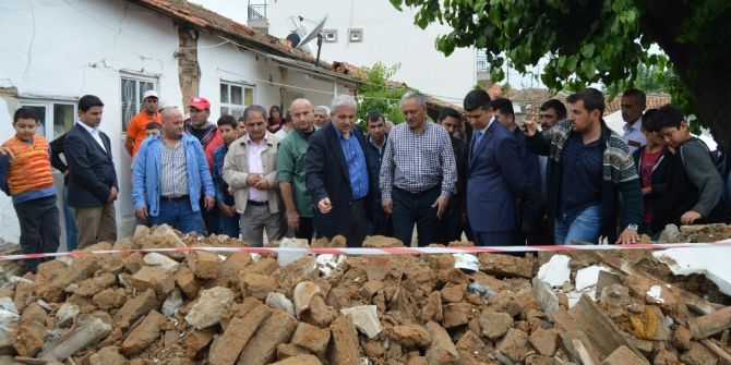 Vali Güvençer’den Depremzedelere Ziyaret