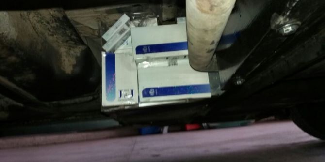 Suriyeliler 3 Bin 750 Paket Kaçak Sigara İle Yakalandı