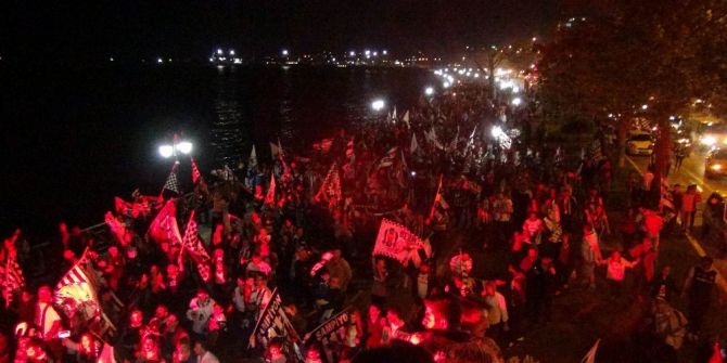Tekirdağ Tekirdağ Olalı Böyle Yürüyüş Görmedi
